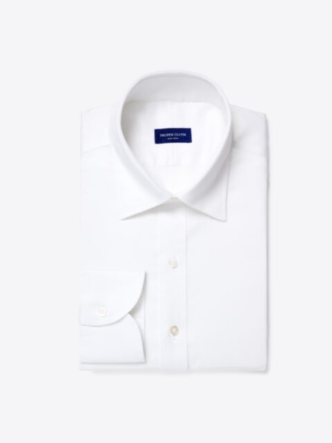 Suggested Item: Non-Iron Stretch White Twill Hidden Button Down Collar