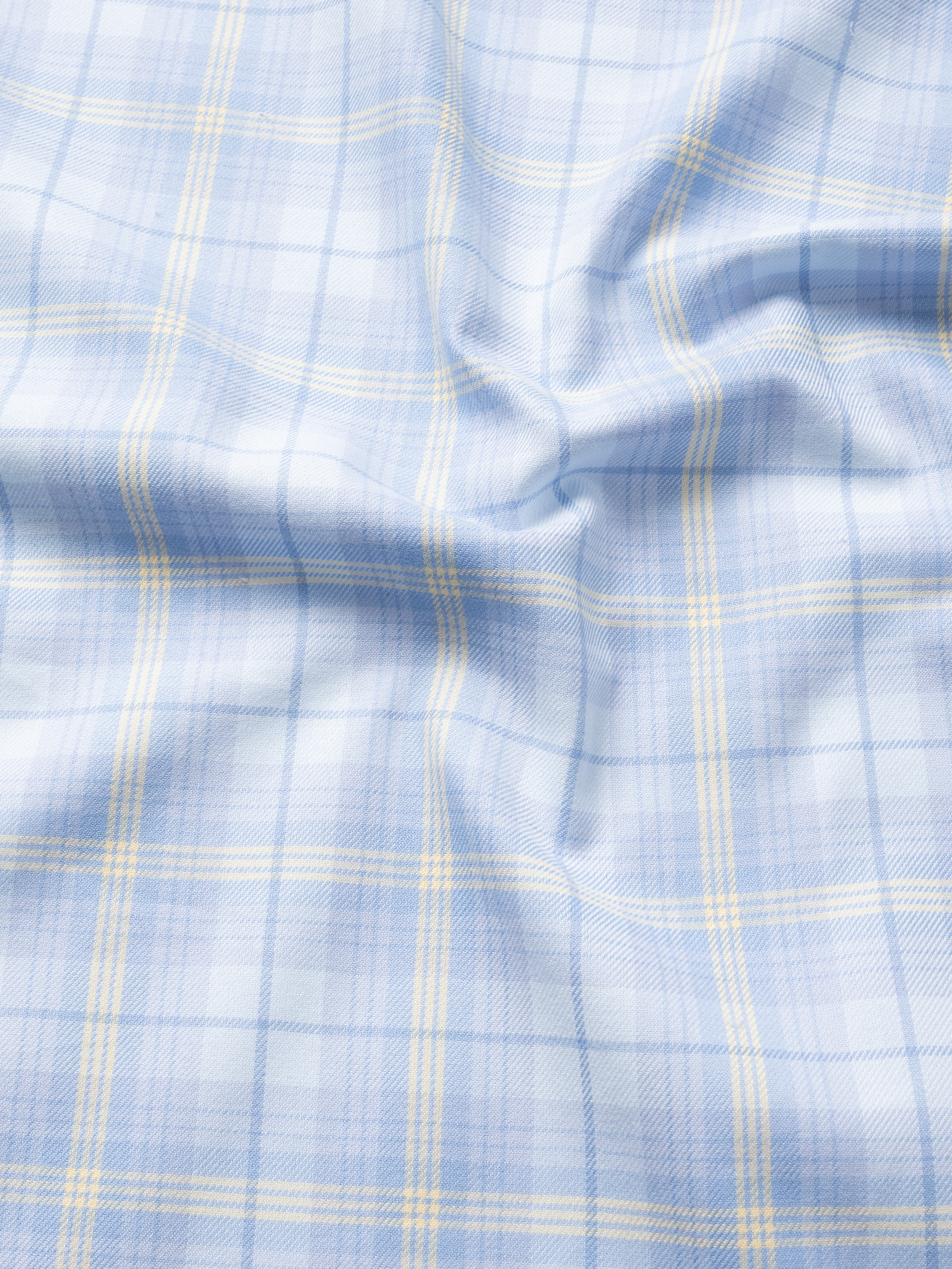 Light Blue and Yellow California Plaid Shirts by Proper Cloth