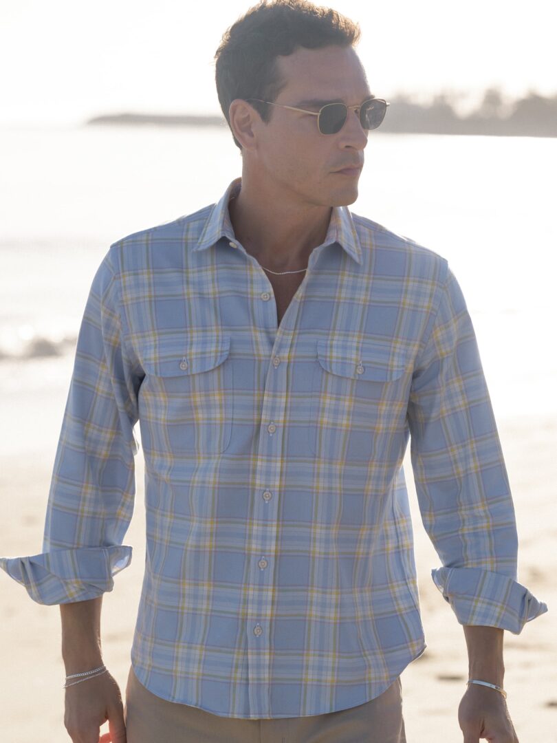 Blue Yellow and Pink California Plaid Thumb Detail