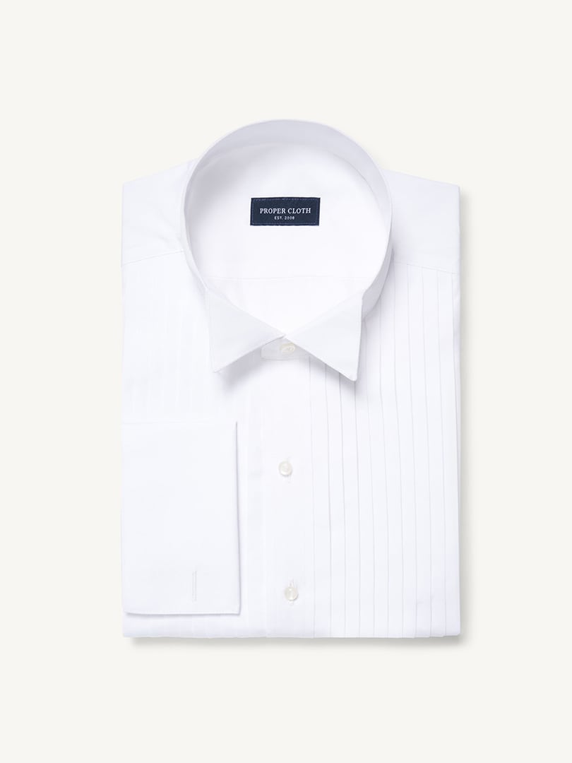The Pleated Bib Front Tuxedo Shirt Product