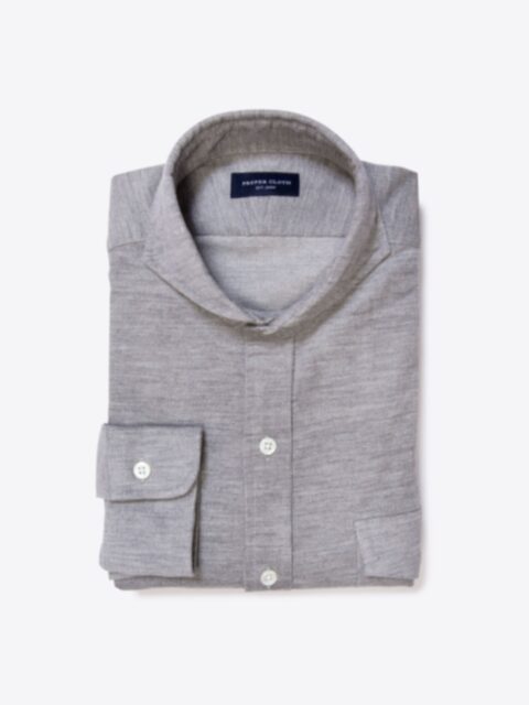Shop Grey Melange Corduroy