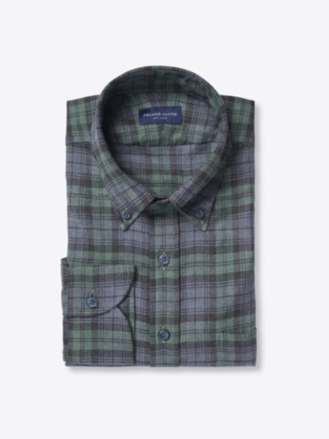 Shop Satoyama Faded Black Watch Plaid