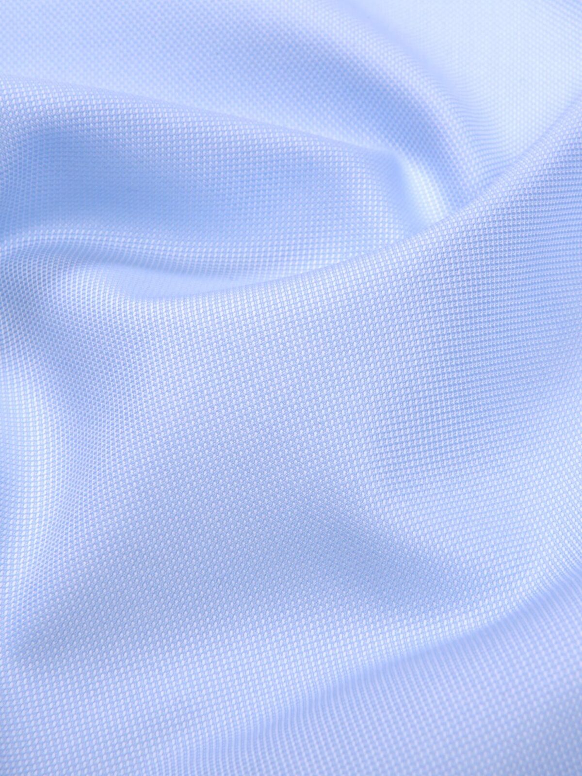 Thomas Mason Wrinkle-Resistant Light Blue Royal Oxford Shirts by