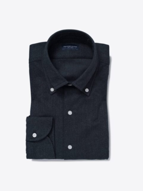 Shop Whitney Dark Grey Oxford Flannel