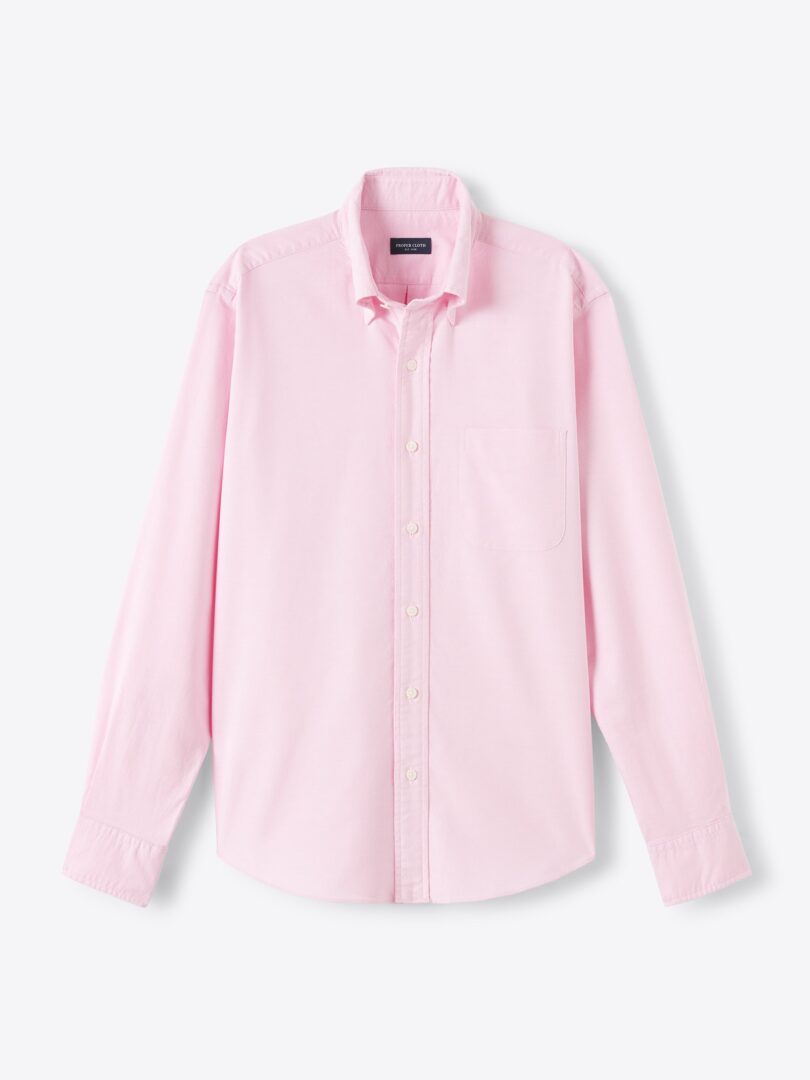 Men’s Washed Pink Lightweight Oxford Thumb