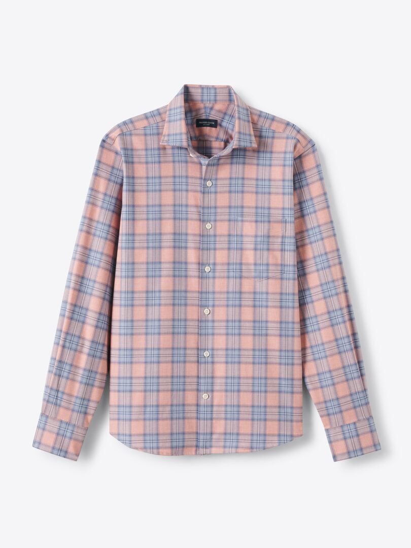 Men’s Malibu Faded Rose Slate and Sky 4 Way Stretch Plaid Twill Thumb