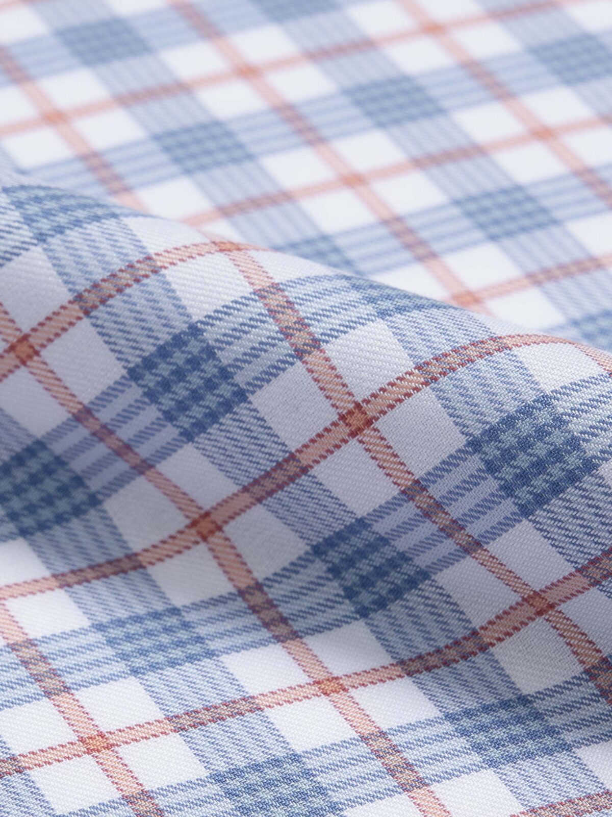 Sutter Cloth Sutton 120s Slate and Cider Check Shirts by Proper Cloth