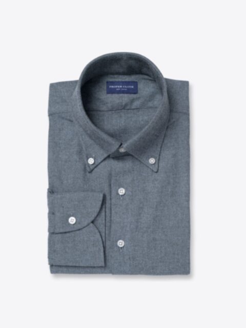 Shop Ludlow Slate Melange Brushed Twill