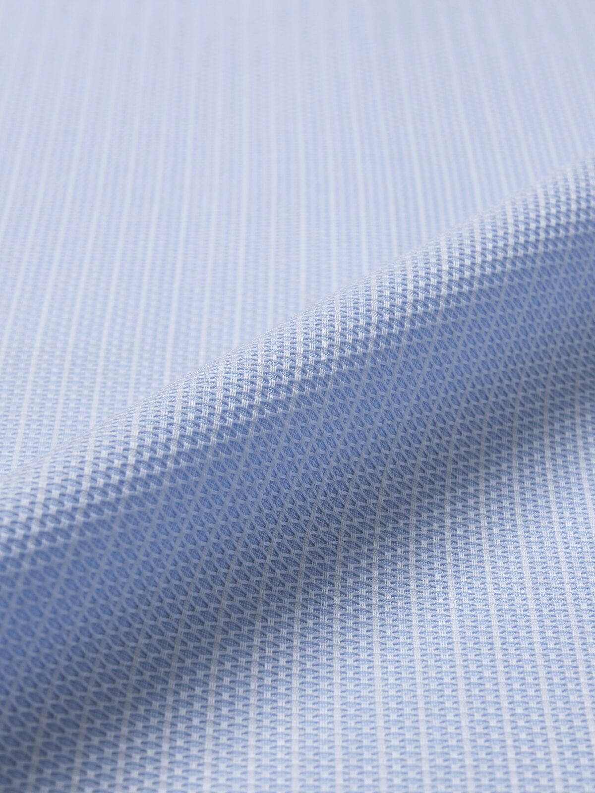 The Thomas Mason Giro Inglese Dress Shirt in Light Blue Stripe