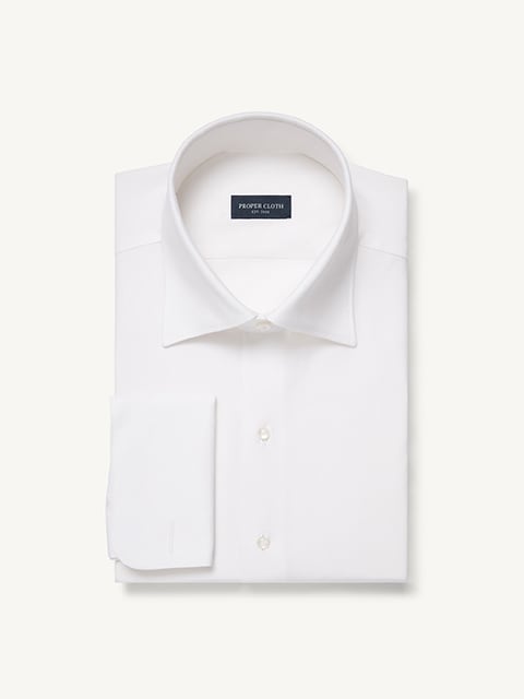 slim fit dress slacks Solid Ivory Slim Fit Men's Shirt S / Ivory