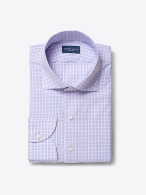 Shop Prato Lavender and Blue Check