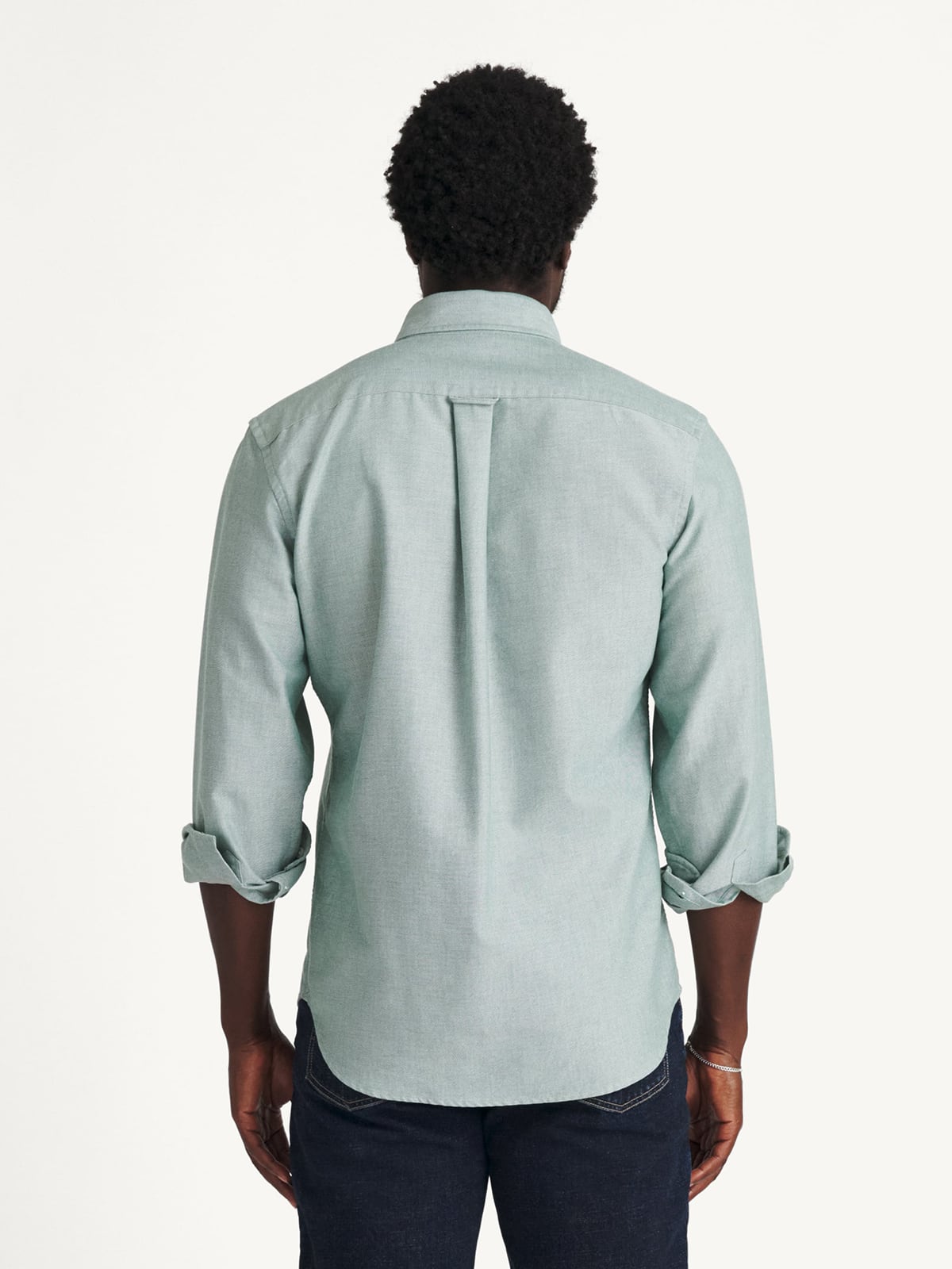 moss dress shirt Proper Cloth Men's Washed Moss Lightweight Oxford Custom Dress Shirt