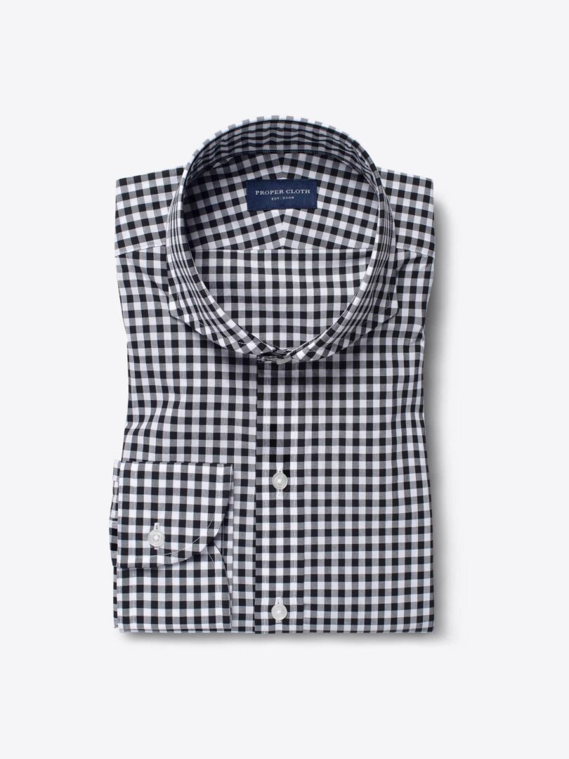 Black Medium Gingham 
