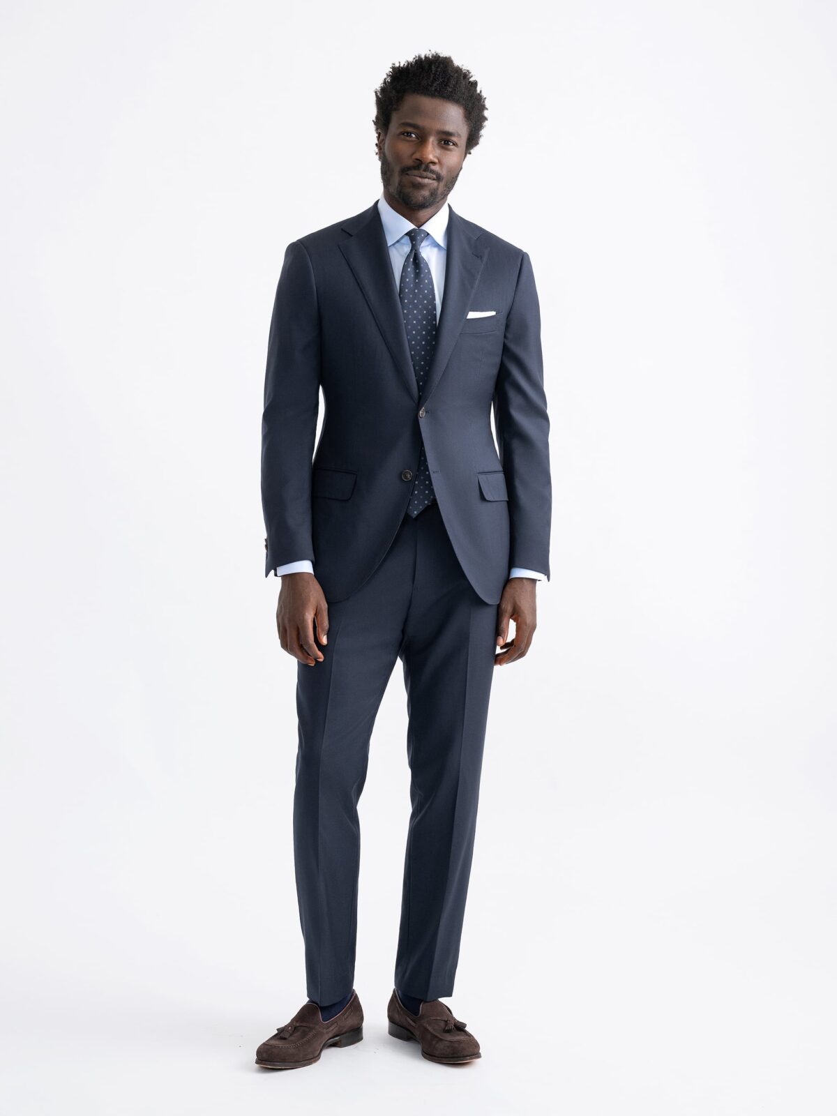 The Thomas Mason Goldline Shirt in Light Blue