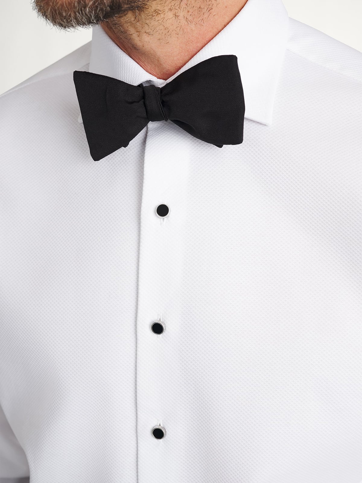 black buttons for dress shirt Billy Reid Detachable Collar Dolman Shirt, Black main image 0