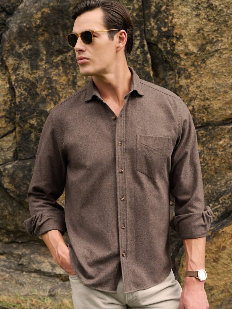 The Teton Flannel Shirt Detail