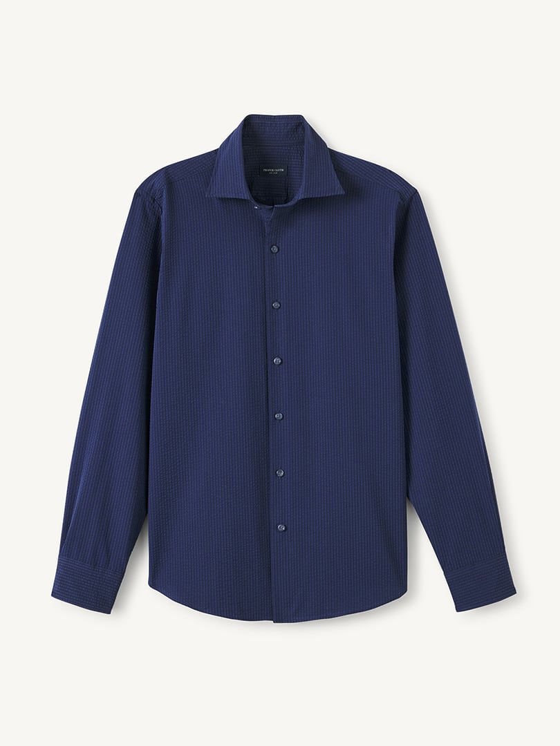 Men’s Portuguese Navy Seersucker Thumb