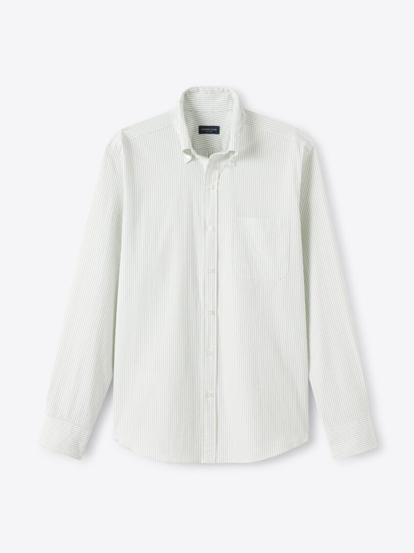 Men’s Portuguese Green Stripe Seersucker Thumb