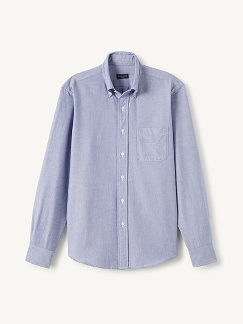 The Performance Knit Pique Dress Shirt in Blue The Performance Knit Pique Dress Shirt in Blue