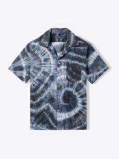 Tie Dye Monogram Shirt Left Pocket Design