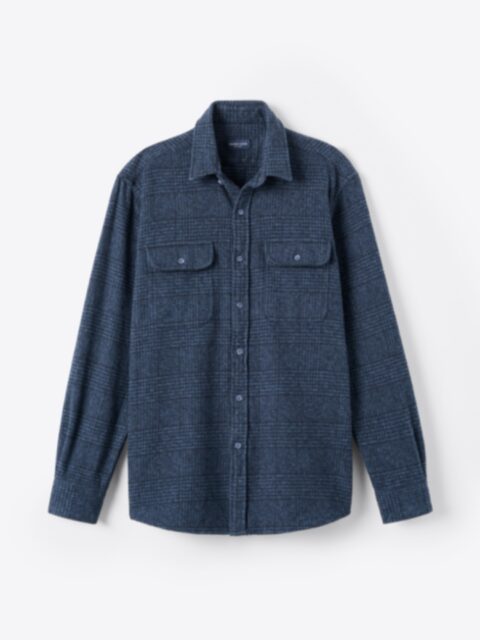 Suggested Item: Japanese Navy Low Twist Glen Plaid