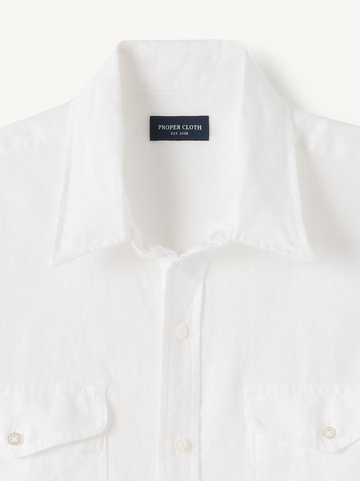 The Havana Linen Shirt in White