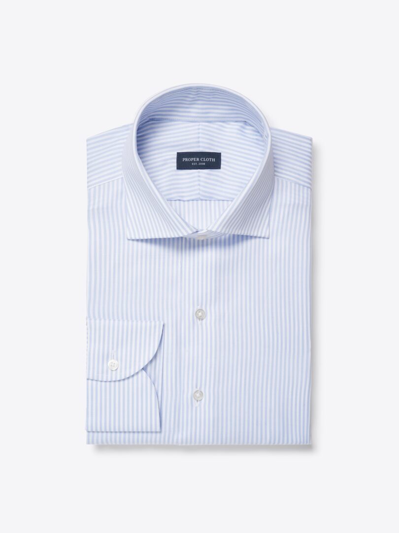 Men’s Mayfair Wrinkle-Resistant Blue Stripe Thumb