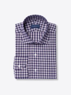 The Thomas Mason Multi Check in Navy and Red