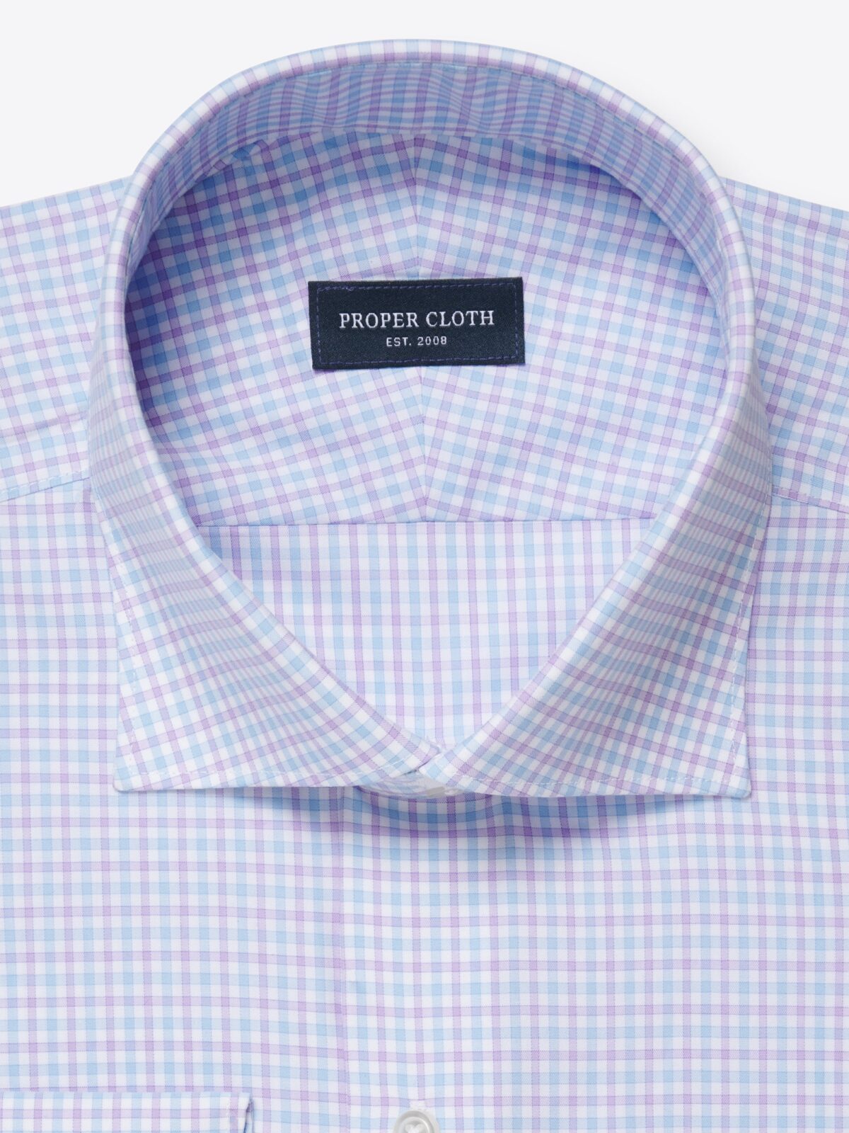 The Thomas Mason Wrinkle-Resistant Dress Shirt in Blue and