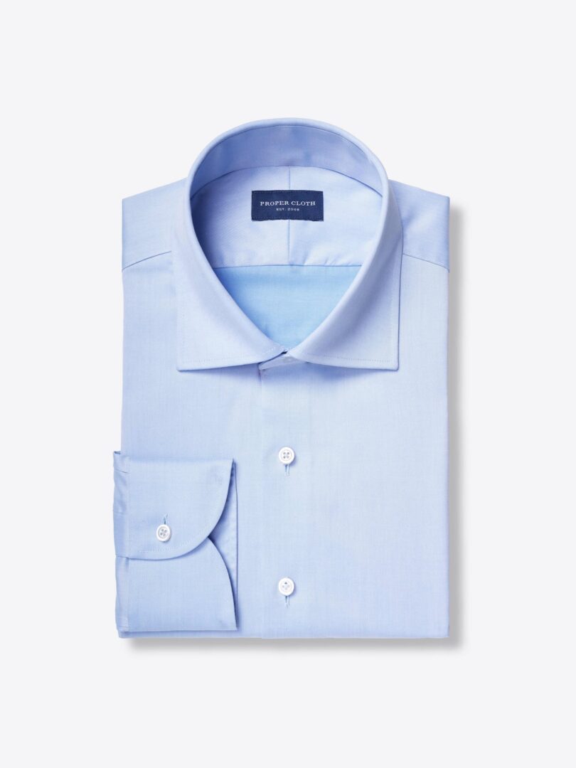 Hudson Wrinkle-Resistant Blue Twill 