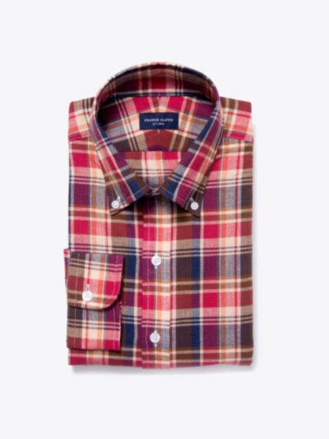 Shop Dorado Orange Plaid