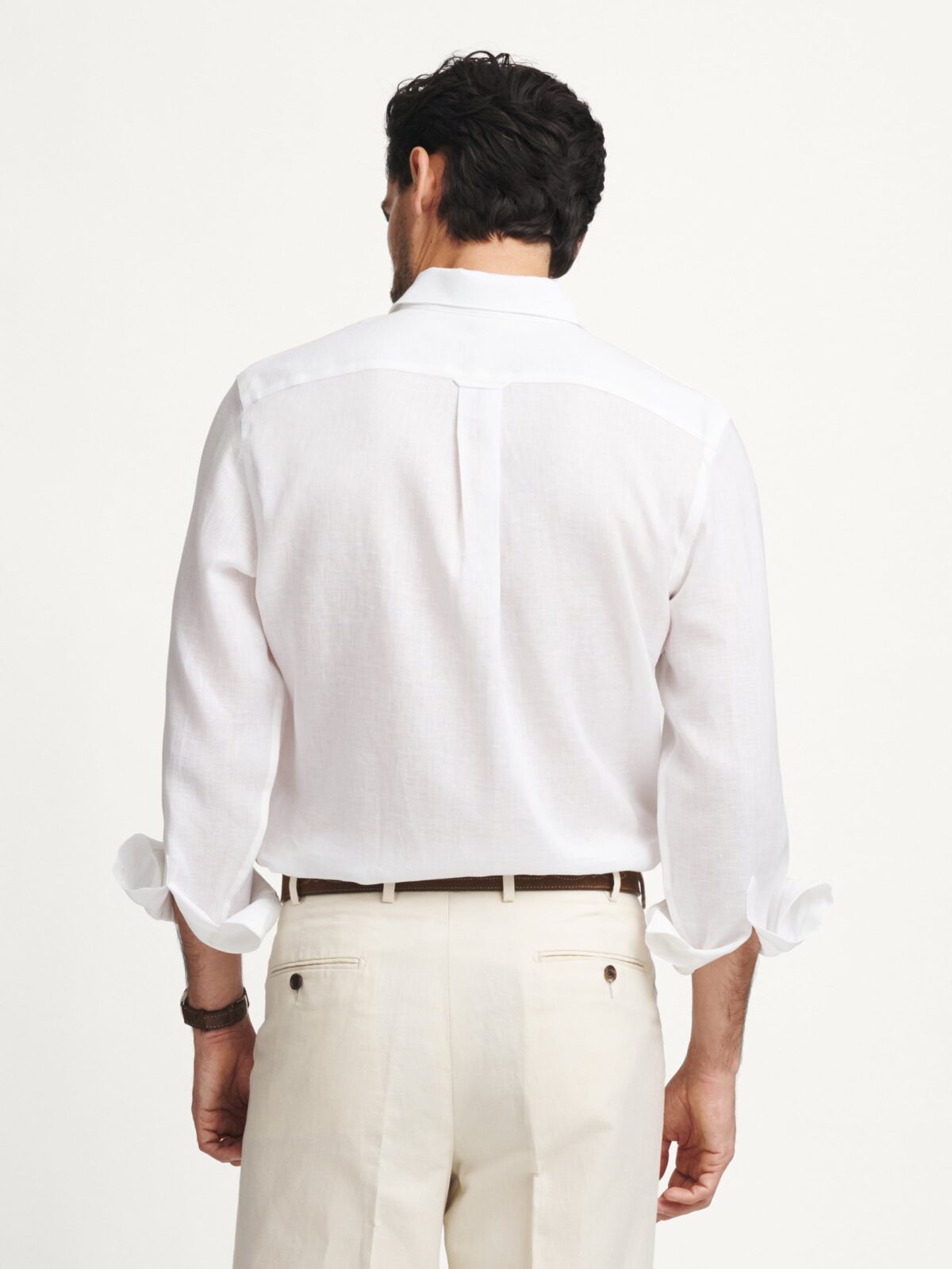 The Riviera Linen Shirt in White