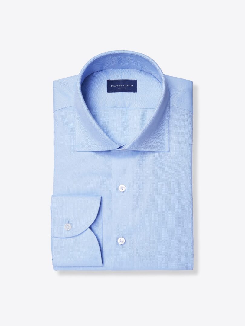 Non-Iron Supima Light Blue Royal Oxford Product Image