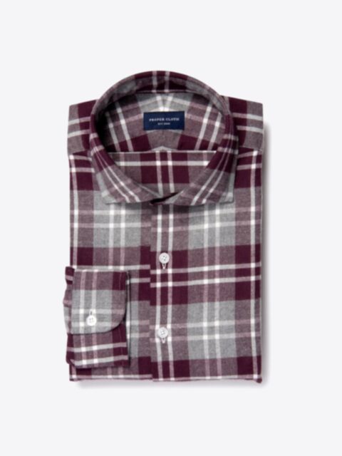 Shop Scarlet and Cinder Large Plaid Flannel