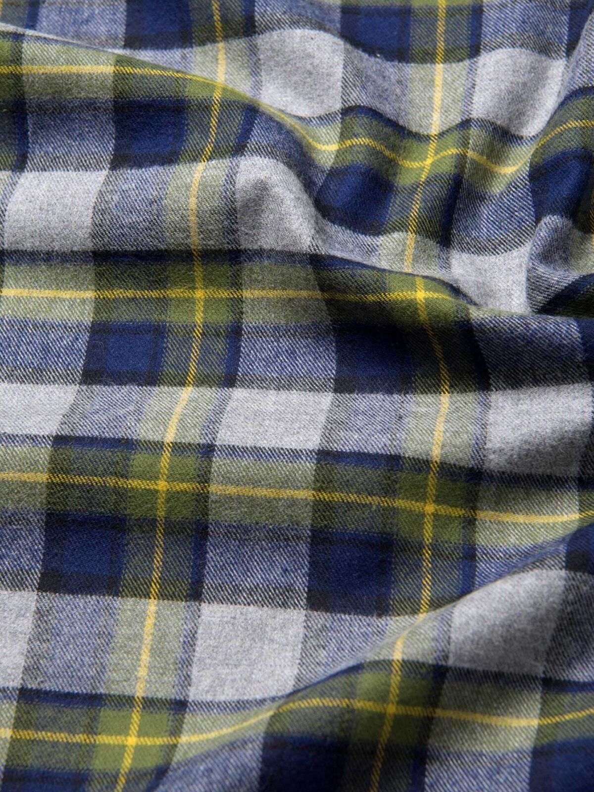 Yellow Plaid Tartan Fabric