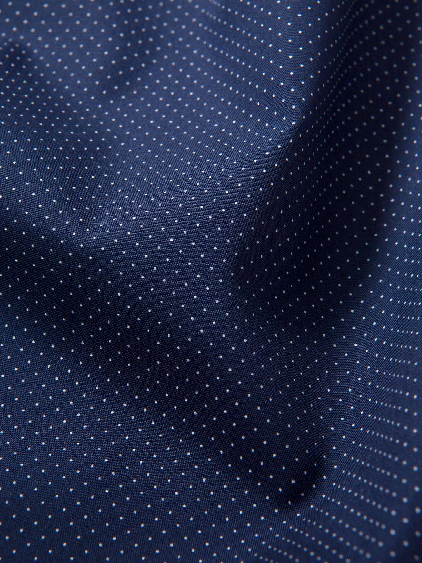 Navy and White Pindot Print Shirts by Proper Cloth