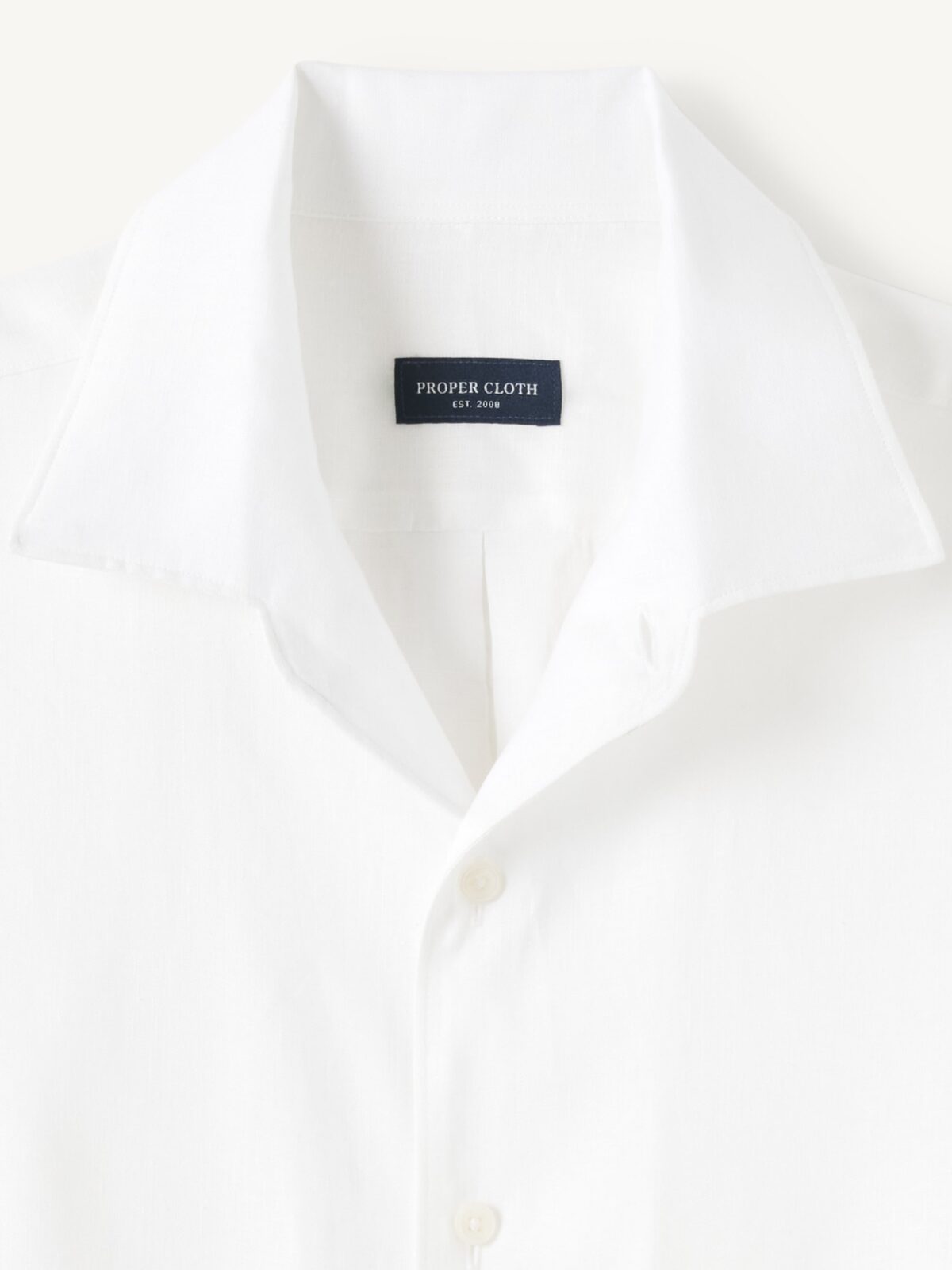 The Riviera Linen Shirt in White