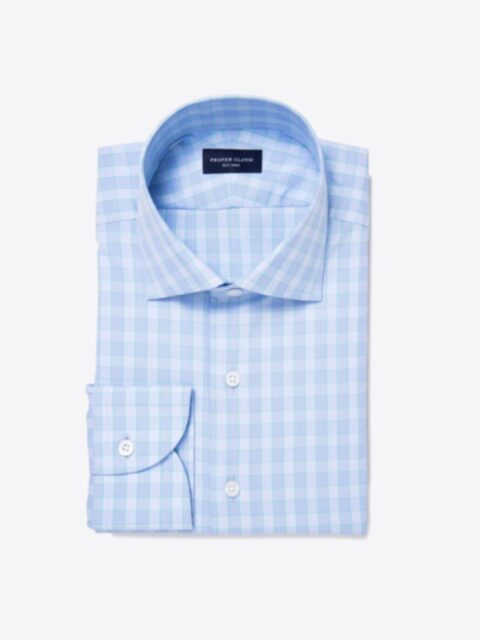 Shop Astor 120s Blue and Green Glen Plaid