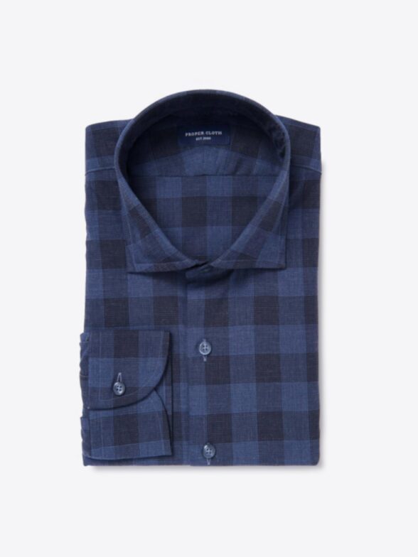 Monterey Navy Shadow Plaid