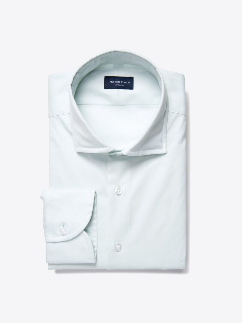 Bowery Mint Wrinkle-Resistant Pinpoint Dress Shirt 