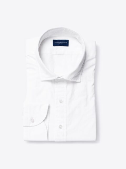 Shop Albiate Washed White Poplin