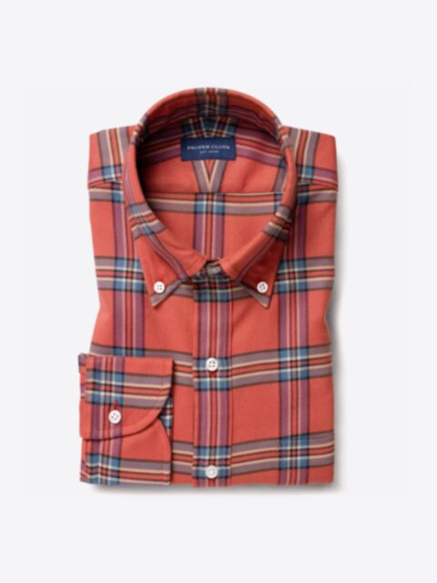 Shop Washed Faded Red and Blue Vintage Plaid