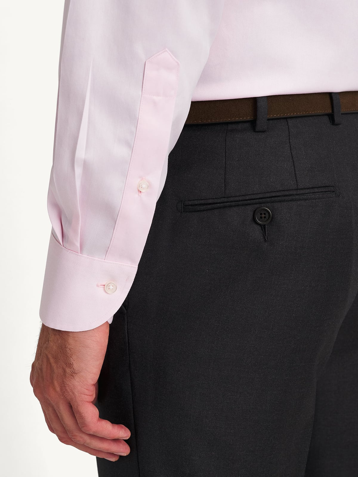 black and pink dress shirt the flat head main image 1