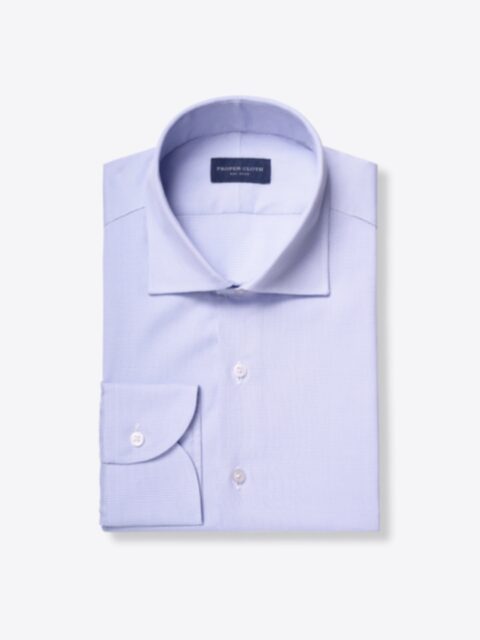 Shop Thomas Mason Goldline Periwinkle Small Houndstooth