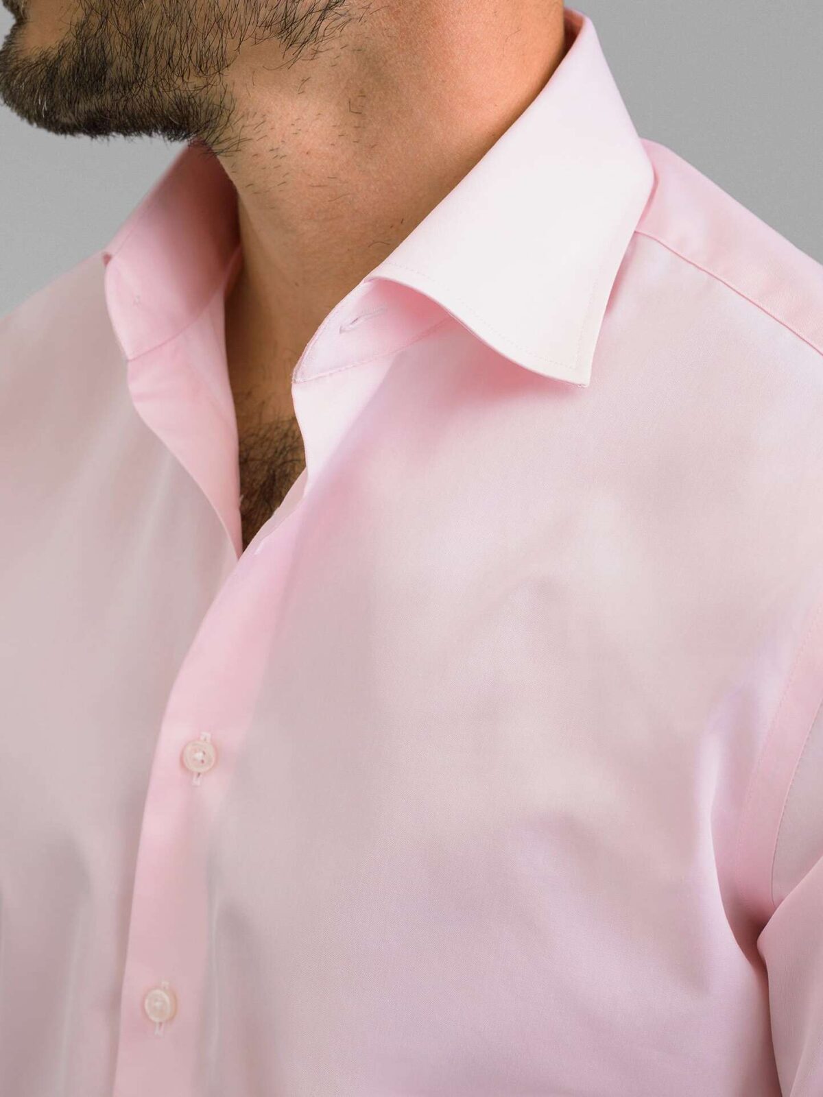 The Thomas Mason Superfine Twill Dress Shirt in Pink