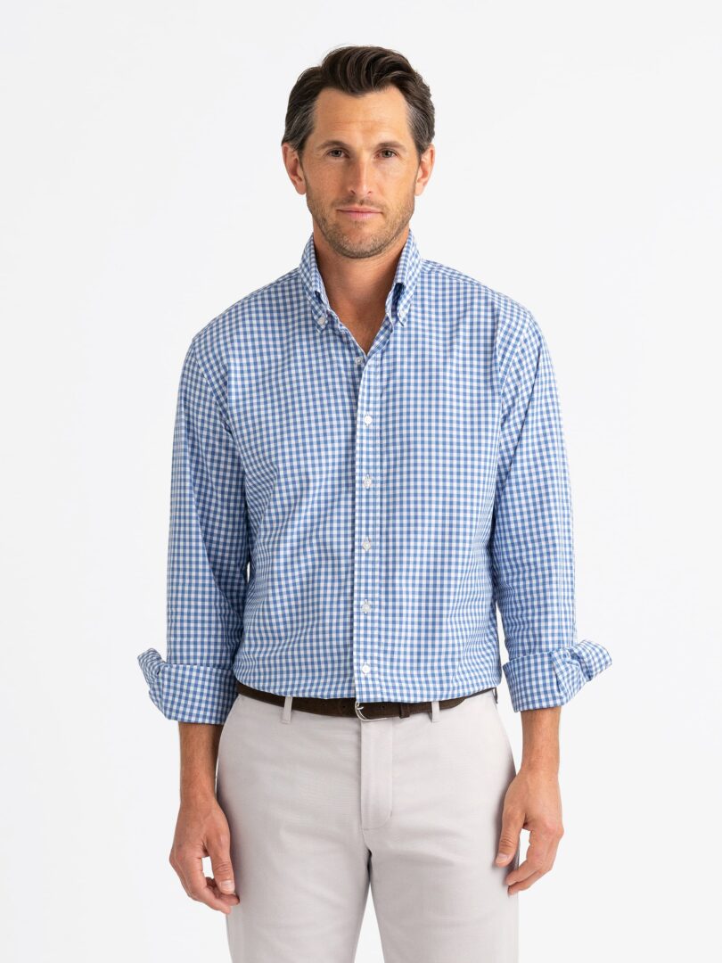 The Seabrook Gingham Button Down Detail