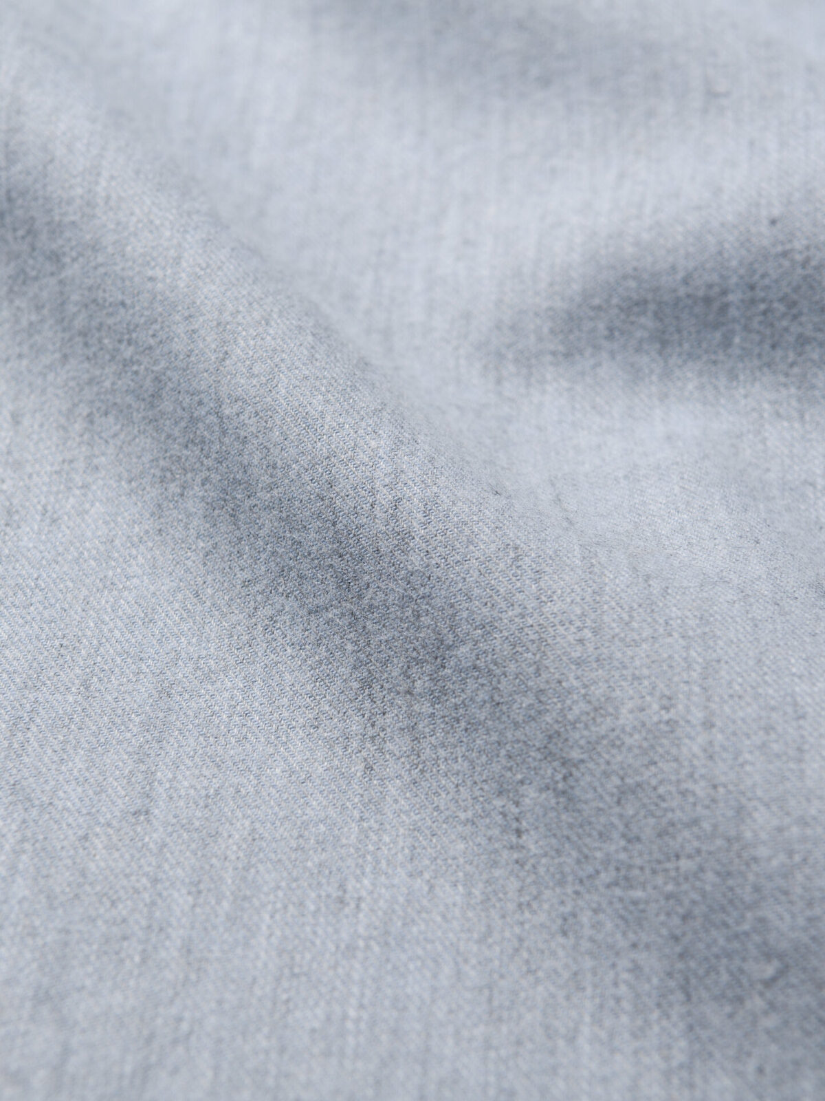 Ludlow Light Blue Melange Brushed Twill Shirts by Proper Cloth