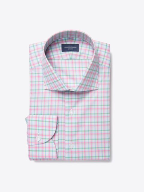 Shop Thomas Mason Pink and Green Plaid