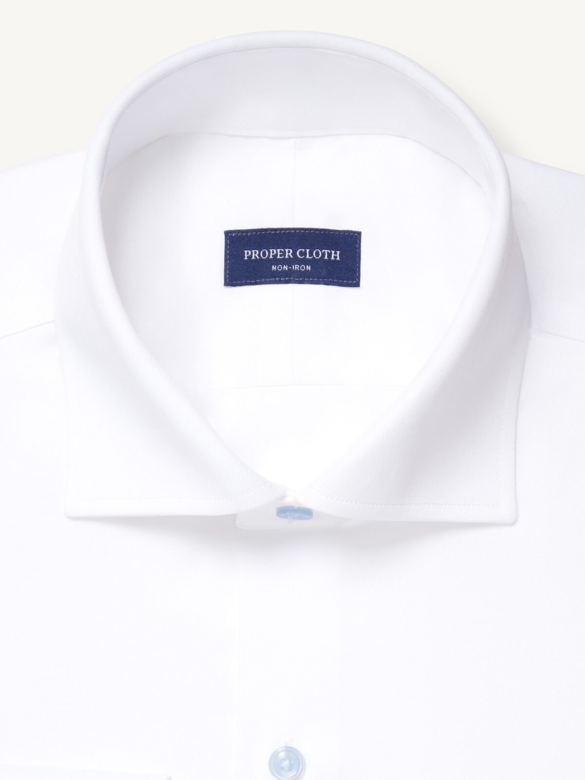 white blue dress shirt Phenom Professional Light Striped Long Sleeve Men's Sleek and Versatile Look dress clothes White with Blue Accent Designer