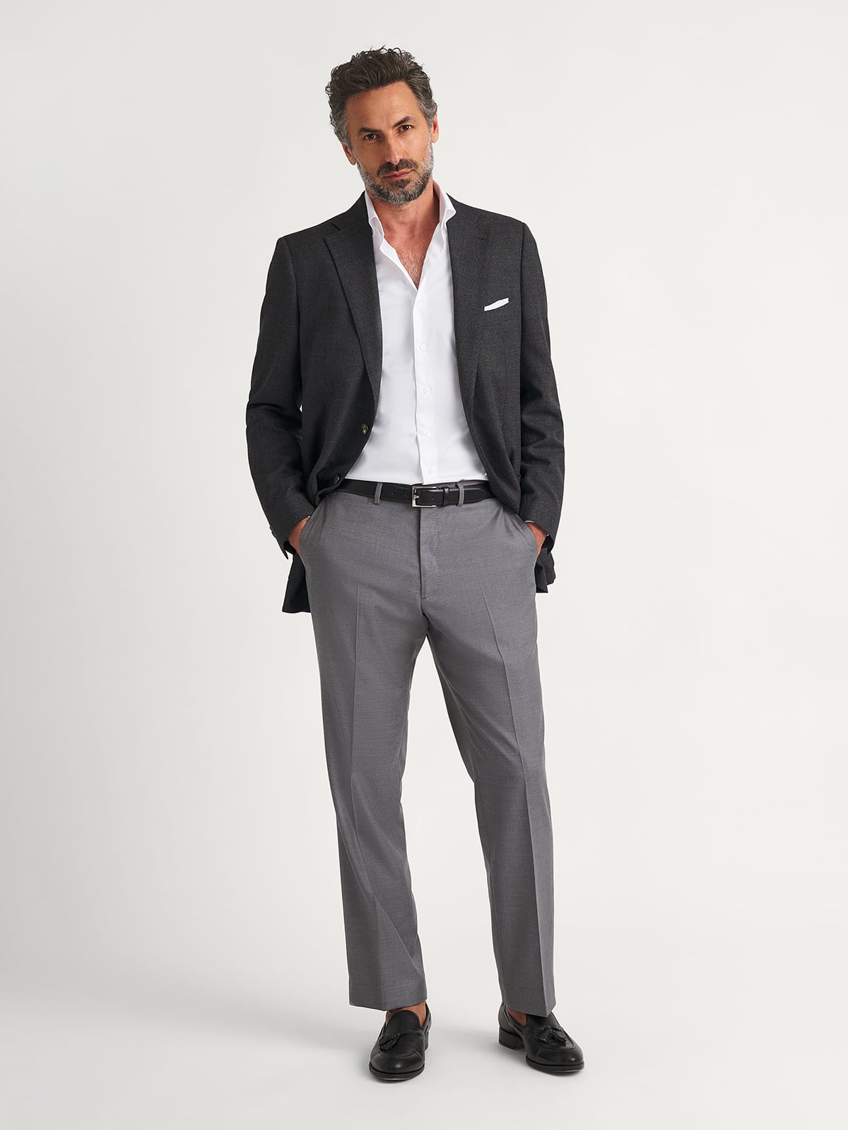The Thomas Mason Goldline Shirt in White